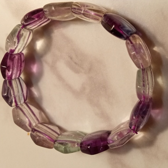 Free Dr teals eucalyptus soak with purchase of ametrine purple crystal bracelet - Picture 7 of 8